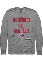 Gianna Mojonnier  Ohio State Buckeyes Graphite Rally NIL Sport Icon Long Sleeve T Shirt