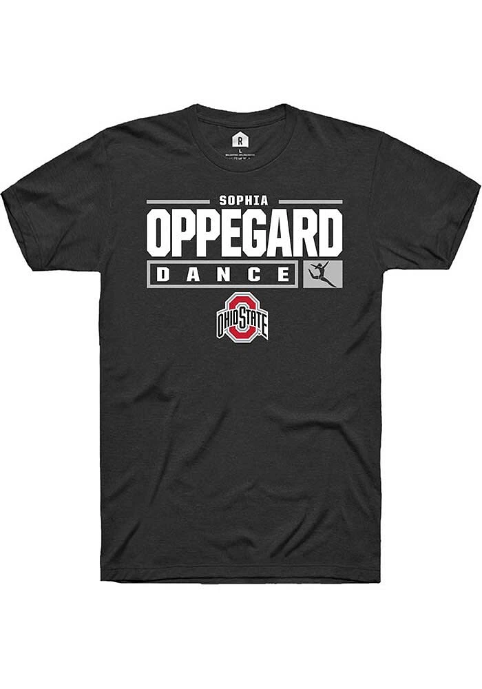 Sophia Oppegard Ohio State Buckeyes Rally NIL Stacked Box Short Sleeve T Shirt
