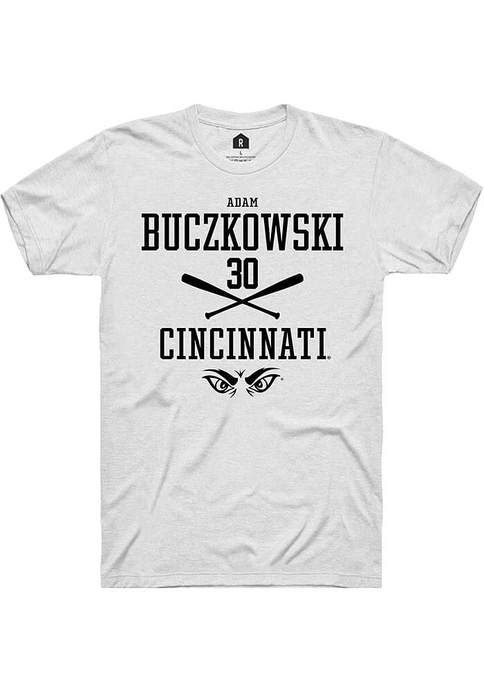 Adam Buczkowski Cincinnati Bearcats Rally NIL Sport Icon Short Sleeve T Shirt