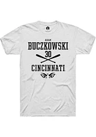 Adam Buczkowski Cincinnati Bearcats Rally NIL Sport Icon Short Sleeve T Shirt