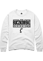 Adam Buczkowski Rally Cincinnati Bearcats Mens NIL Stacked Box Long Sleeve Crew Sweatshirt