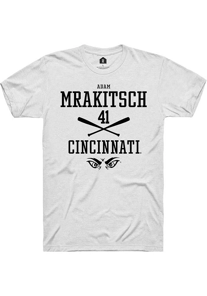 Adam Mrakitsch Cincinnati Bearcats Rally NIL Sport Icon Short Sleeve T Shirt