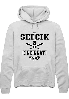 Cal Sefcik Rally Cincinnati Bearcats Mens NIL Sport Icon Long Sleeve Hoodie