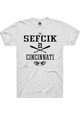Cal Sefcik Cincinnati Bearcats Rally NIL Sport Icon Short Sleeve T Shirt
