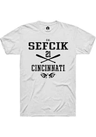 Cal Sefcik Cincinnati Bearcats Rally NIL Sport Icon Short Sleeve T Shirt