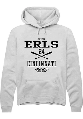 Carter Erls Rally Cincinnati Bearcats Mens NIL Sport Icon Long Sleeve Hoodie