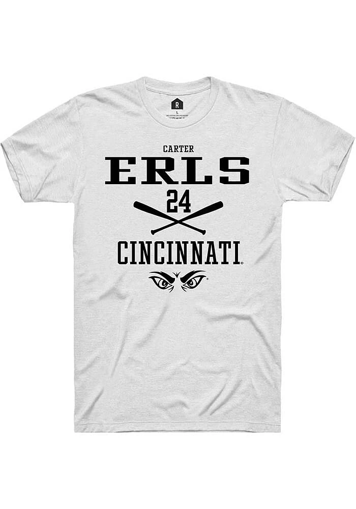 Carter Erls Cincinnati Bearcats Rally NIL Sport Icon Short Sleeve T Shirt