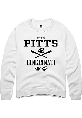 Derrick Pitts Rally Cincinnati Bearcats Mens NIL Sport Icon Long Sleeve Crew Sweatshirt