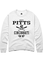 Derrick Pitts Rally Cincinnati Bearcats Mens NIL Sport Icon Long Sleeve Crew Sweatshirt