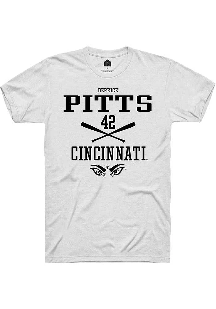 Derrick Pitts Cincinnati Bearcats Rally NIL Sport Icon Short Sleeve T Shirt