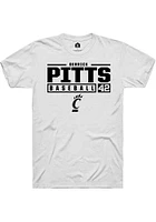 Derrick Pitts Cincinnati Bearcats Rally NIL Stacked Box Short Sleeve T Shirt