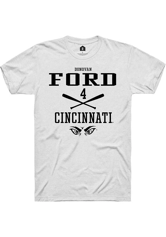 Donovan Ford Cincinnati Bearcats Rally NIL Sport Icon Short Sleeve T Shirt