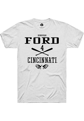 Donovan Ford Cincinnati Bearcats Rally NIL Sport Icon Short Sleeve T Shirt