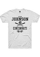 Hudson Johnson Cincinnati Bearcats Rally NIL Sport Icon Short Sleeve T Shirt