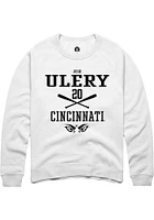 Josh Ulery Rally Cincinnati Bearcats Mens NIL Sport Icon Long Sleeve Crew Sweatshirt