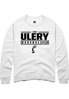 Josh Ulery Rally Cincinnati Bearcats Mens NIL Stacked Box Long Sleeve Crew Sweatshirt