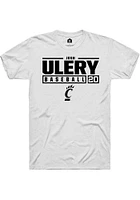 Josh Ulery Cincinnati Bearcats Rally NIL Stacked Box Short Sleeve T Shirt