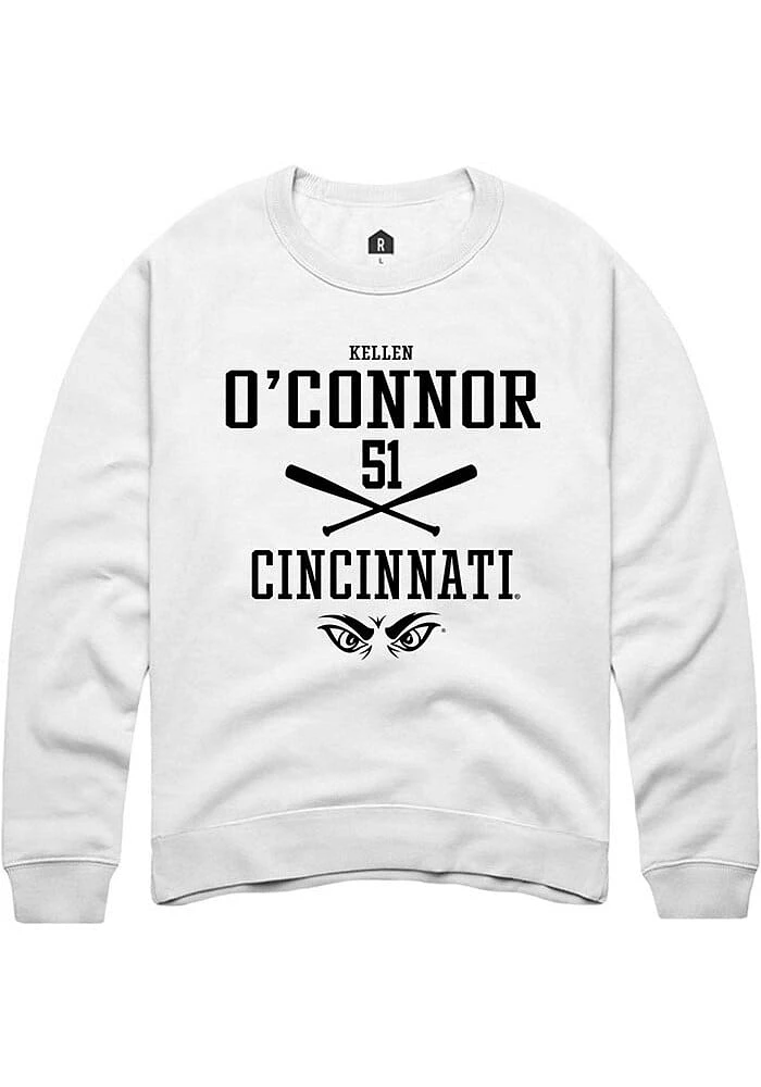 Kellen O'Connor Rally Cincinnati Bearcats Mens NIL Sport Icon Long Sleeve Crew Sweatshirt