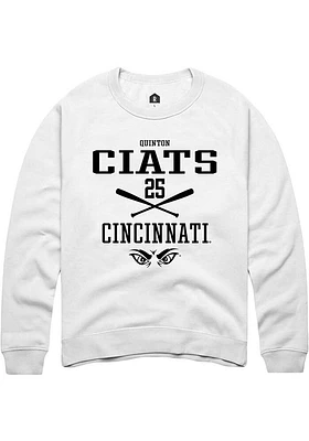 Quinton Coats Rally Cincinnati Bearcats Mens NIL Sport Icon Long Sleeve Crew Sweatshirt