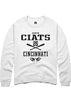 Quinton Coats Rally Cincinnati Bearcats Mens NIL Sport Icon Long Sleeve Crew Sweatshirt