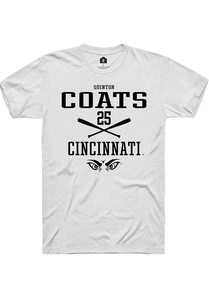 Quinton Coats Cincinnati Bearcats Rally NIL Sport Icon Short Sleeve T Shirt