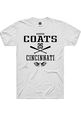 Quinton Coats Cincinnati Bearcats Rally NIL Sport Icon Short Sleeve T Shirt