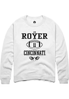 Joe Royer Rally Cincinnati Bearcats Mens NIL Sport Icon Long Sleeve Crew Sweatshirt