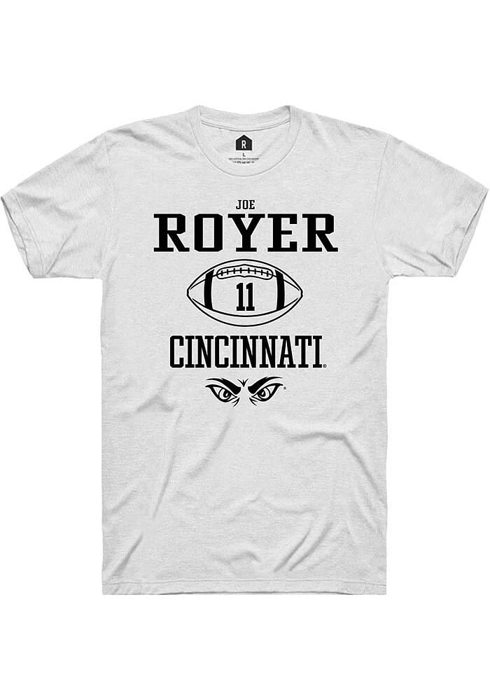 Joe Royer Cincinnati Bearcats Rally NIL Sport Icon Short Sleeve T Shirt