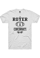 Joe Royer Cincinnati Bearcats Rally NIL Sport Icon Short Sleeve T Shirt