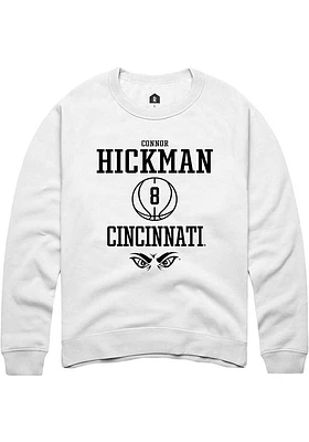 Connor Hickman Rally Cincinnati Bearcats Mens NIL Sport Icon Long Sleeve Crew Sweatshirt