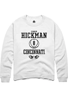 Connor Hickman Rally Cincinnati Bearcats Mens NIL Sport Icon Long Sleeve Crew Sweatshirt