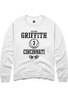 Rayvon Griffith Rally Cincinnati Bearcats Mens NIL Sport Icon Long Sleeve Crew Sweatshirt