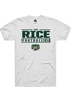 Cam Rice Ohio Bobcats Rally NIL Stacked Box Short Sleeve T Shirt