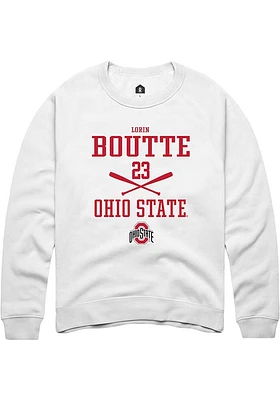 Lorin Boutté Rally Ohio State Buckeyes Mens NIL Sport Icon Long Sleeve Crew Sweatshirt