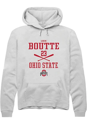 Lorin Boutté Rally Ohio State Buckeyes Mens NIL Sport Icon Long Sleeve Hoodie