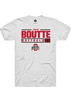 Lorin Boutté Ohio State Buckeyes Rally NIL Stacked Box Short Sleeve T Shirt
