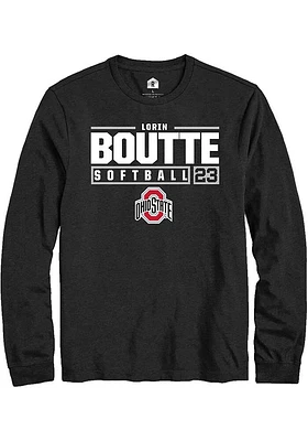 Lorin Boutté Ohio State Buckeyes Rally NIL Stacked Box Long Sleeve T Shirt