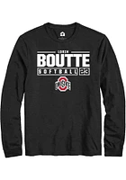 Lorin Boutté Ohio State Buckeyes Rally NIL Stacked Box Long Sleeve T Shirt