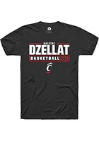 Halvine Dzellat Cincinnati Bearcats Rally NIL Stacked Box Short Sleeve T Shirt