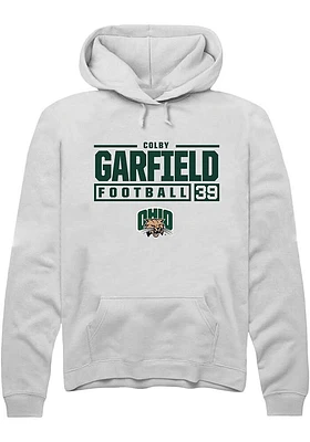 Colby Garfield Rally Ohio Bobcats Mens NIL Stacked Box Long Sleeve Hoodie