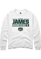 Deborah James Rally Ohio Bobcats Mens NIL Stacked Box Long Sleeve Crew Sweatshirt