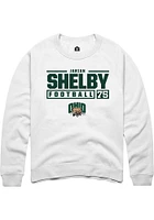 Jarian Shelby Rally Ohio Bobcats Mens NIL Stacked Box Long Sleeve Crew Sweatshirt