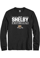 Jarian Shelby Ohio Bobcats Rally NIL Stacked Box Long Sleeve T Shirt