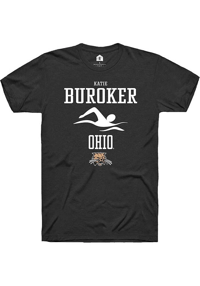 Katie Buroker Ohio Bobcats Rally NIL Sport Icon Short Sleeve T Shirt