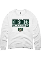 Katie Buroker Rally Ohio Bobcats Mens NIL Stacked Box Long Sleeve Crew Sweatshirt