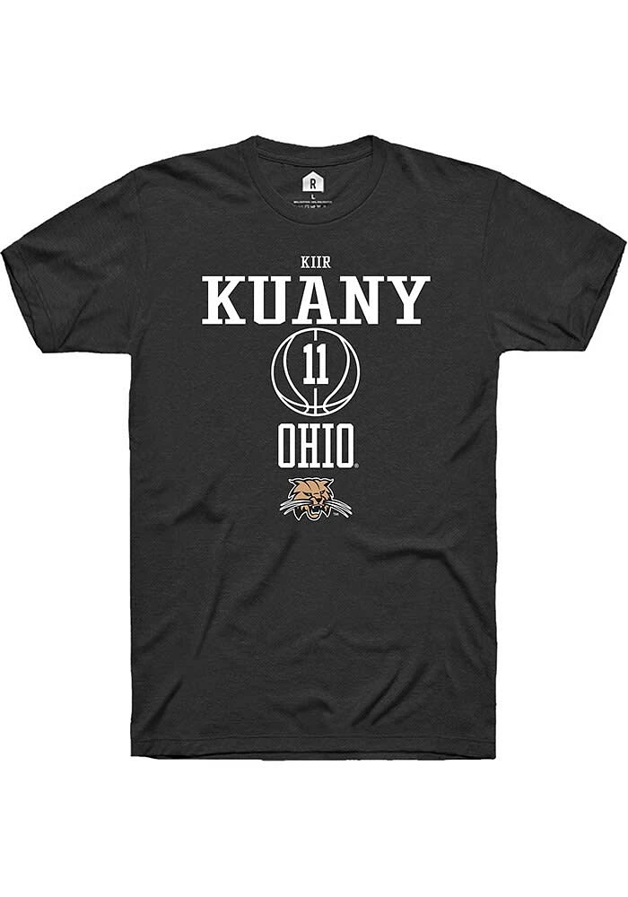 Kiir Kuany Ohio Bobcats Rally NIL Sport Icon Short Sleeve T Shirt