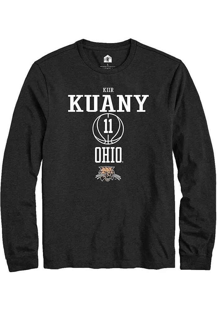Kiir Kuany Ohio Bobcats Rally NIL Sport Icon Long Sleeve T Shirt