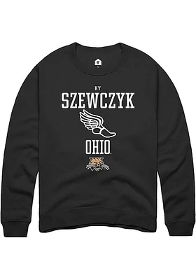 Ky Szewczyk Rally Ohio Bobcats Mens NIL Sport Icon Long Sleeve Crew Sweatshirt