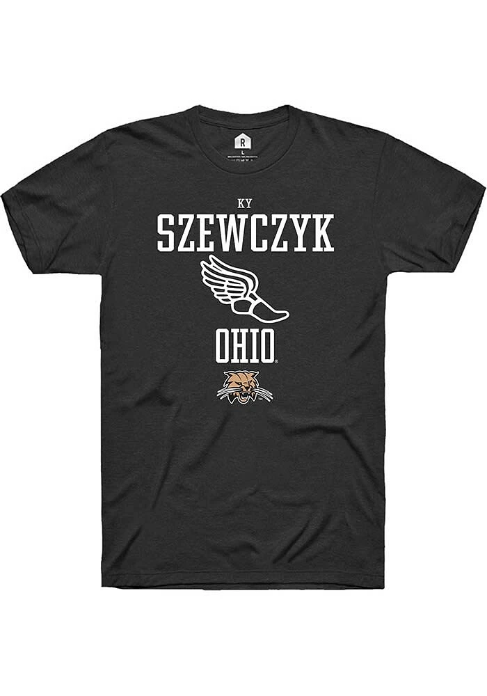 Ky Szewczyk Ohio Bobcats Rally NIL Sport Icon Short Sleeve T Shirt