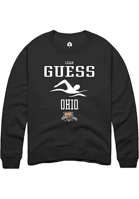 Leah Guess Rally Ohio Bobcats Mens NIL Sport Icon Long Sleeve Crew Sweatshirt